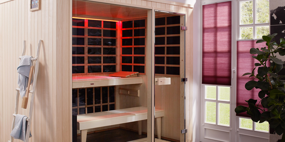 Infrared sauna room